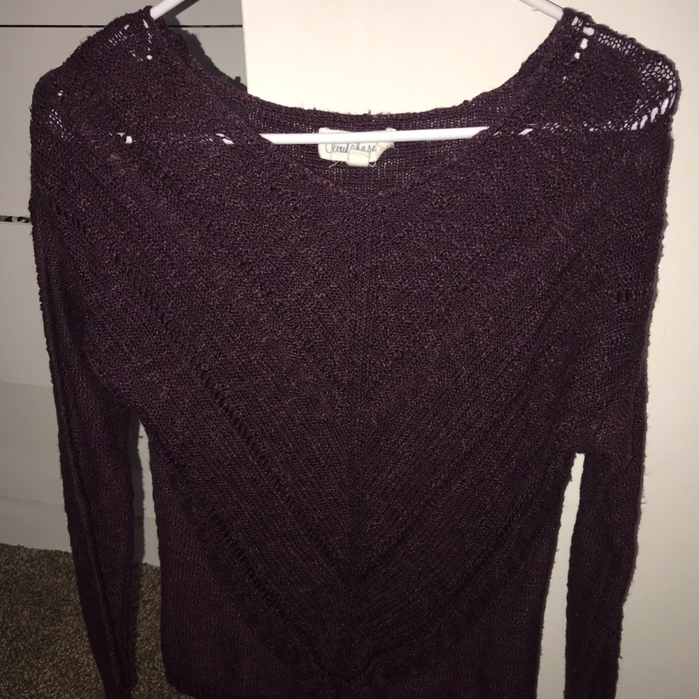 Purple Sweater